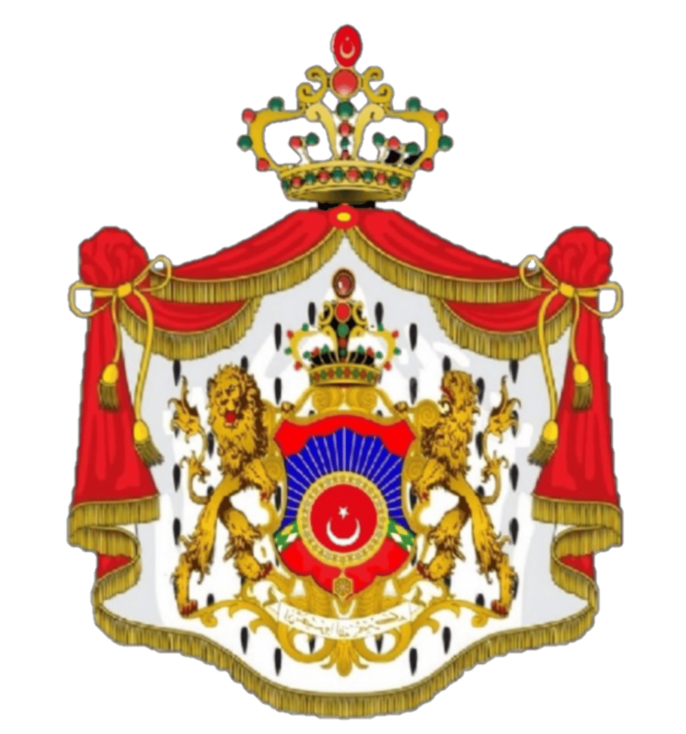 An official Royal Emblem of Monogram Queen Muja'Dib Saidah 